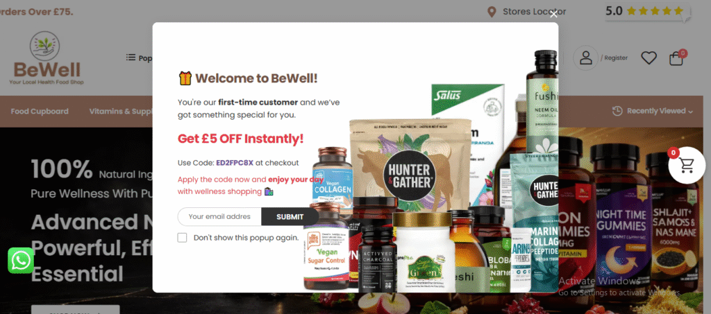 Be well Screenshot 2026 03 05 131325